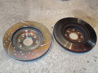 Disque Turbo Groove VS Disque Stock