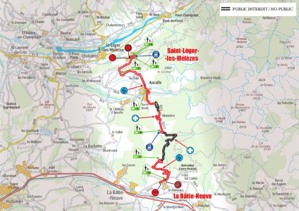 ES10 - ES12 Saint-Léger-les-Mélèzes – La Bâtie-Neuve (16,87 km) - Première voiture dès 9h16 (ES10) et dès 13h08 (ES12).jpg