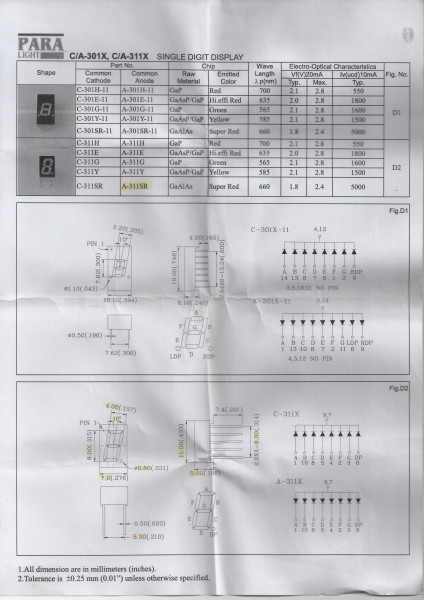 Paralight Spec C/A 311X