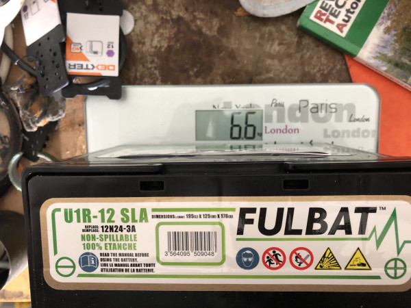 Batterie Fulbat U1R-12 SLA de 6,6kg