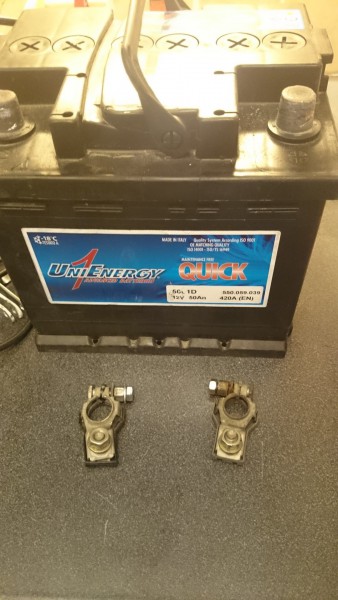 batterie + cosses